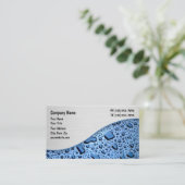 Reinigung des Dienstwassers lässt Design fallen Visitenkarte (Stehend Vorderseite)