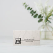 Reinigung des Fensters Waschhaus Visitenkarte (Stehend Vorderseite)