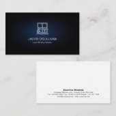 Reinigung des Fensters Waschhaus Visitenkarte (Vorne/Hinten)