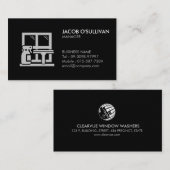 Reinigung des Fensters Waschhaus Visitenkarte (Vorne/Hinten)