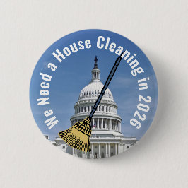 Reinigung des Hauses 2026 Wahl Button