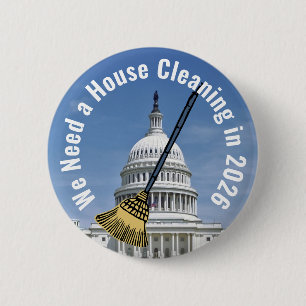 Reinigung des Hauses 2026 Wahl Button