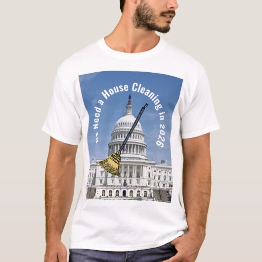 Reinigung des Hauses 2026 Wahl T-Shirt (Vorderseite)