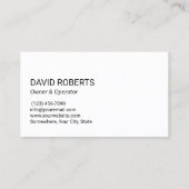 Reinigung des Hauses Blue Holographic Spray Cleane Visitenkarte (Rückseite)