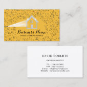 Reinigung des Hauses Druck waschen Gold Reinigung Visitenkarte (Vorne/Hinten)