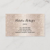 Reinigung des Hauses Geometrische Goldene Zirkel Visitenkarte (Rückseite)