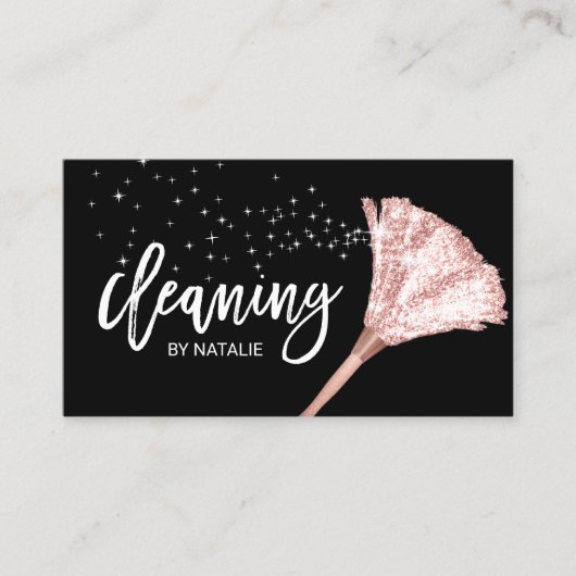 Reinigung des Hauses Haushaltshilfe Service Rose G Visitenkarte (Vorderseite)
