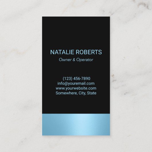 Reinigung des Hauses Moderne blaue häusliche Reini Visitenkarte (Rückseite)