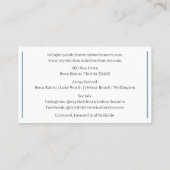 Reinigung des Kommerziellen Reinigungsfensters Visitenkarte (Rückseite)