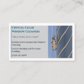 Reinigung des Kommerziellen Reinigungsfensters Visitenkarte (Vorderseite)