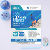 Reinigung des Schwimmbades Flyer (Einzeln)