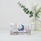 Reinigung des Squeegee-Logos | Behaltend Dienstlei Visitenkarte (Stehend Vorderseite)