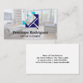 Reinigung des Squeegee-Logos | Behaltend Dienstlei Visitenkarte (Vorne/Hinten)