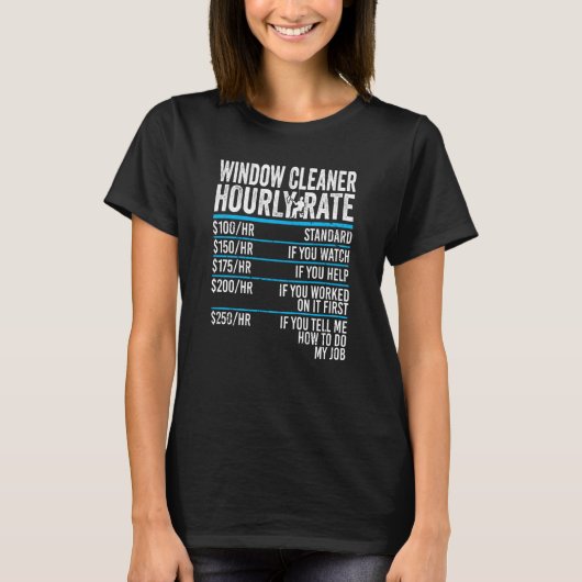 Reinigung des Stundenzeitfensters T-Shirt (Vorderseite)