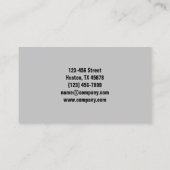 Reinigung des Wohnhauses Fußbodenheizung Teppichbo Visitenkarte (Rückseite)