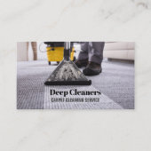 Reinigung des Wohnhauses Fußbodenheizung Teppichbo Visitenkarte (Vorderseite)