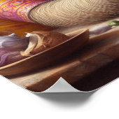 Reinigung einer Küche Poster (Ecke)