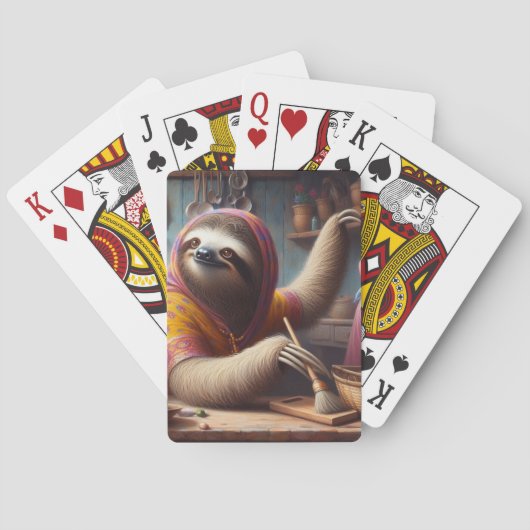 Reinigung einer Küche Spielkarten (Rückseite)