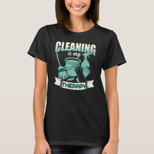 Reinigung ist meine Therapie Housekeeping Housekee T-Shirt