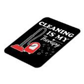 Reinigung ist therapeutische Housekeeper Housekeep Magnet (Linke Seite)
