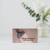 Reinigung Kommerzieller Fußbodenbeläge Visitenkarte (Stehend Vorderseite)