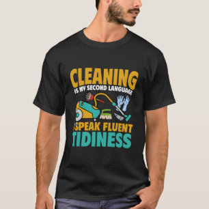 Reinigung Lady Housekeeper Housekeeping T-Shirt