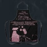 Reinigung Magd Janitorial funkeln Sprührosa wirbel Schürze<br><div class="desc">Reinigung Magd Janitorial funkeln Sprührosa wirbeln</div>