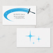 Reinigung mit der Visitenkarte des Werkzeugs (Vorne/Hinten)