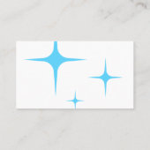 Reinigung mit einem Visitenkartenwerkzeug Visitenkarte (Rückseite)