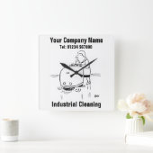 Reinigung Quadratische Wanduhr (Zuhause)