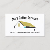 Reinigung, Reparatur und Installation von Gutter Visitenkarte (Vorderseite)