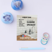 REINIGUNG SPEZIALISTISCHER Reinigungspersonal Flyer (Einzeln)