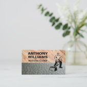 Reinigung | Teppichboden und Holzfußboden Visitenkarte (Stehend Vorderseite)