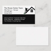 Reinigung und Installierung von Hausgattern Visitenkarte (Vorne/Hinten)