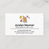 Reinigung und Pflege von Hunden Visitenkarte (Rückseite)