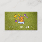 Reinigung und Pflege von Hunden Visitenkarte (Vorderseite)