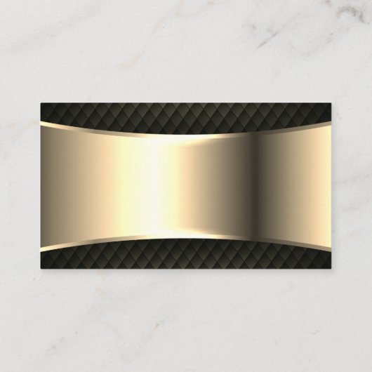 Reinigung von Autos Wash Service Gold Metallhaltig Visitenkarte (Rückseite)