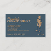 Reinigung von Beruflichen Männern in Wohngebieten Visitenkarte (Vorderseite)