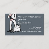 Reinigung von Büros Visitenkarte (Vorderseite)