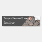 Reinigung von Druckwaschmaschinen Autoaufkleber (Vorne)