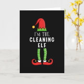 Reinigung von Elf Weihnachtsmatching Familiengesch Karte (Gelbe Blume)