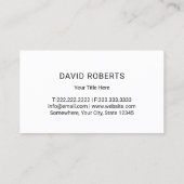 Reinigung von Fenstern Außenreinigung Reinigungsse Visitenkarte (Rückseite)