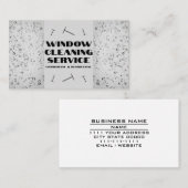 Reinigung von Fenstern Kommerziell Visitenkarte (Vorne/Hinten)