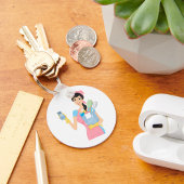 Reinigung von Frauen Schlüsselanhänger