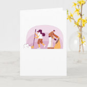 Reinigung von Geschenken für Männer und Frauen Karte (Gelbe Blume)