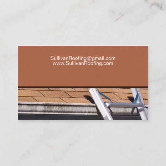 Reinigung von Gutter Instandhaltung Visitenkarte (Rückseite)