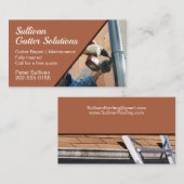 Reinigung von Gutter Instandhaltung Visitenkarte (Vorne/Hinten)