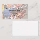 Reinigung von Gutter Roof Reinigungsdienste Visitenkarte (Vorne/Hinten)