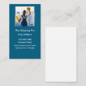 Reinigung von Haus oder Büro einfach modern Visitenkarte (Vorne/Hinten)