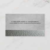 Reinigung von Industrieteppichen Visitenkarte (Rückseite)